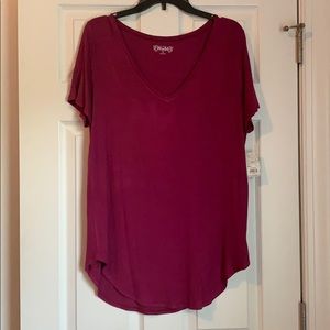 V-neck tunic shirt